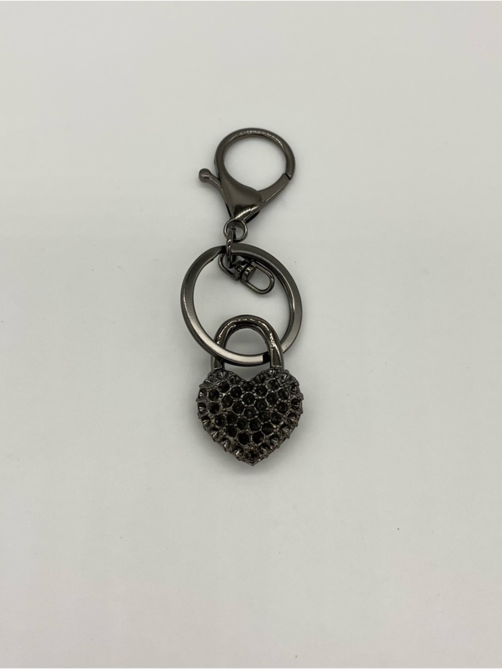 bebe Heart Charm Keychain